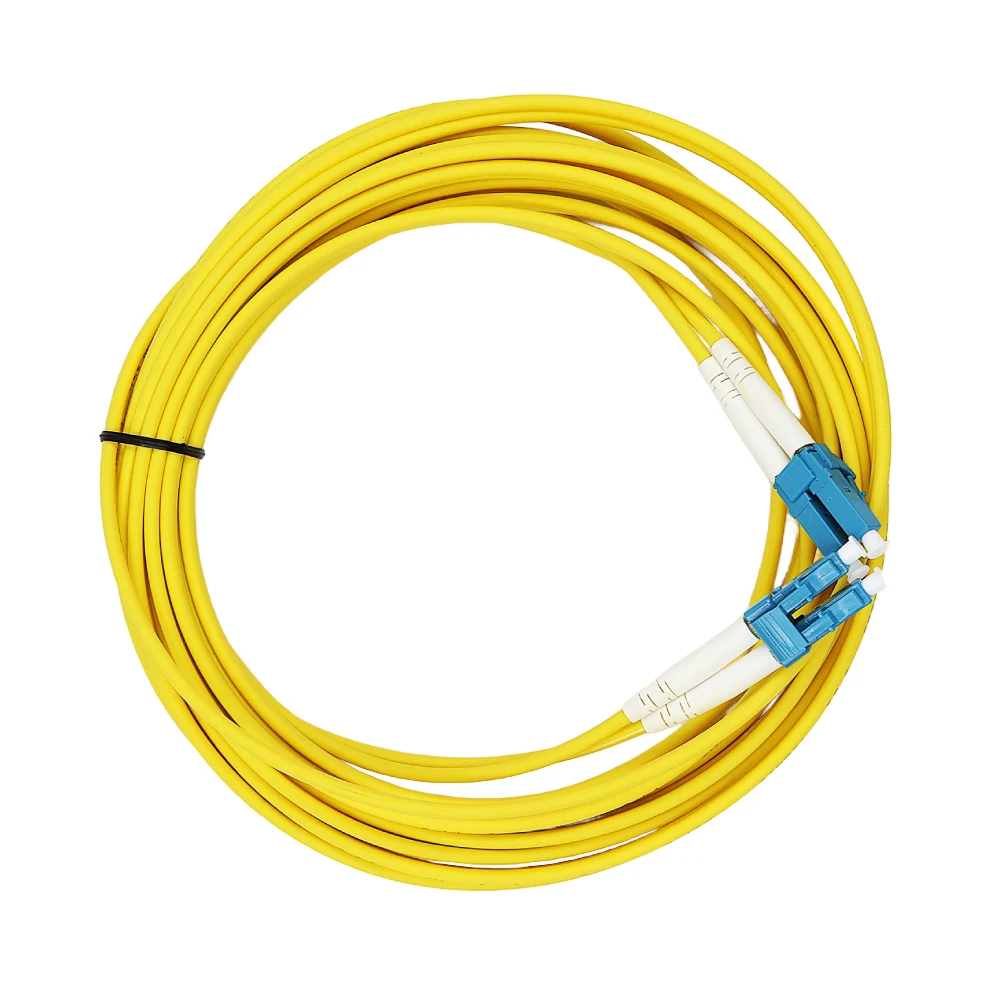 FIBRSOL FIBER PATCH CORD LC/UPC-LC-UPC DUPLEX 3.0mm 5m view 2